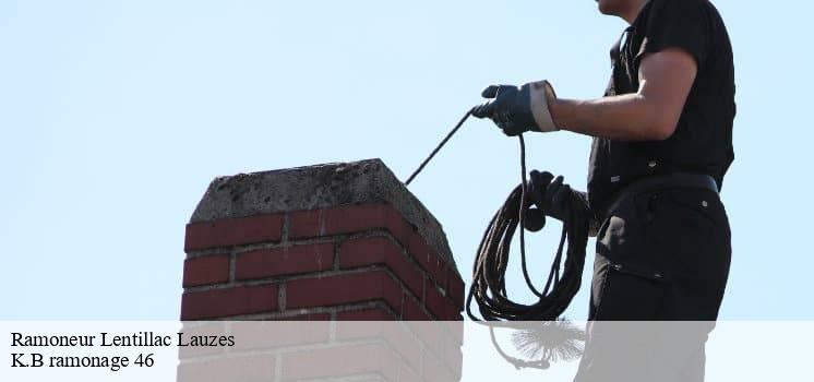 L’entreprise de ramonage K.B ramonage 46 à votre disposition pour le nettoyage du conduit de votre cheminée à Lentillac Lauzes