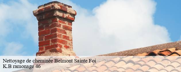 Confiez le nettoyage de votre cheminée à K.B ramonage 46 à Belmont Sainte Foi