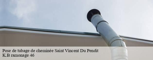 Adressez-vous à K.B ramonage 46 pour un tubage de cheminée dans les normes à Saint Vincent Du Pendit